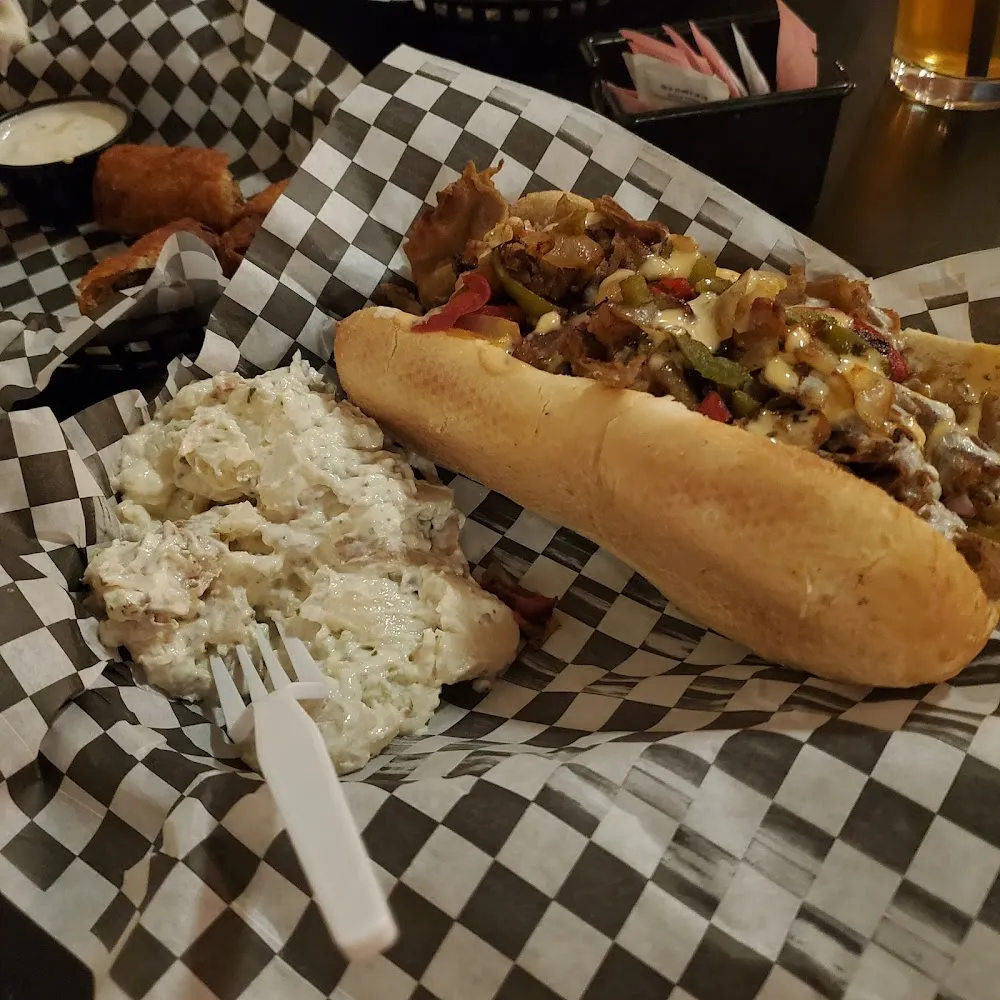 Philly Cheese Steak and Potato Salad